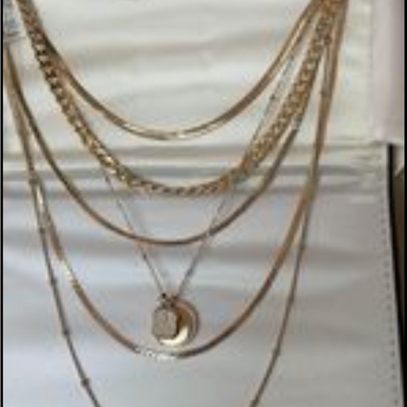 NWT Gold Tone Convertible Necklace - Picture 1 of 10